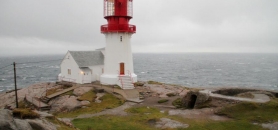 Phare de Lindesnes : le point le plus méridional de Norvège, où se rencontrent Mer du Nord et Mer Baltique