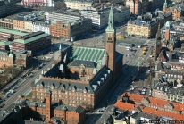 Rådhuspladsen, la place de l’Hôtel de Ville de Copenhague
