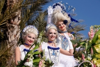 Bataille de fleurs sur la Promenade des Anglais au Carnaval de Nice