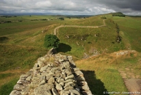 Mur d’Hadrien – la limite nord de l’Empire Romain qui traverse l’Angleterre