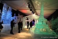 Ice Magic, des sculptures de glace sur les Champs Elysées à -6°C