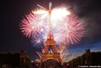 Feux d’artifices du 14 Juillet 2009 pour les 120 Ans de la Tour Eiffel