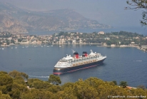 Disney Cruise Line fait escale à Villefranche sur Mer lors de ses croisières méditerranéennes