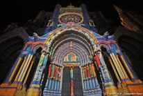 Chartres en Lumières – la Fête de la Lumière 2010 illumine 26 monuments de la ville